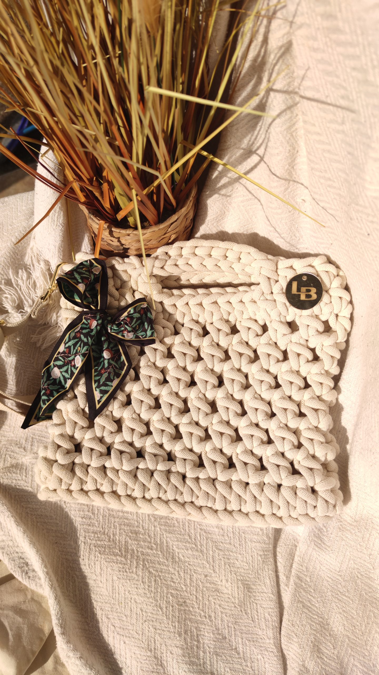 Torba Stela Midi u natural bijeloj boji