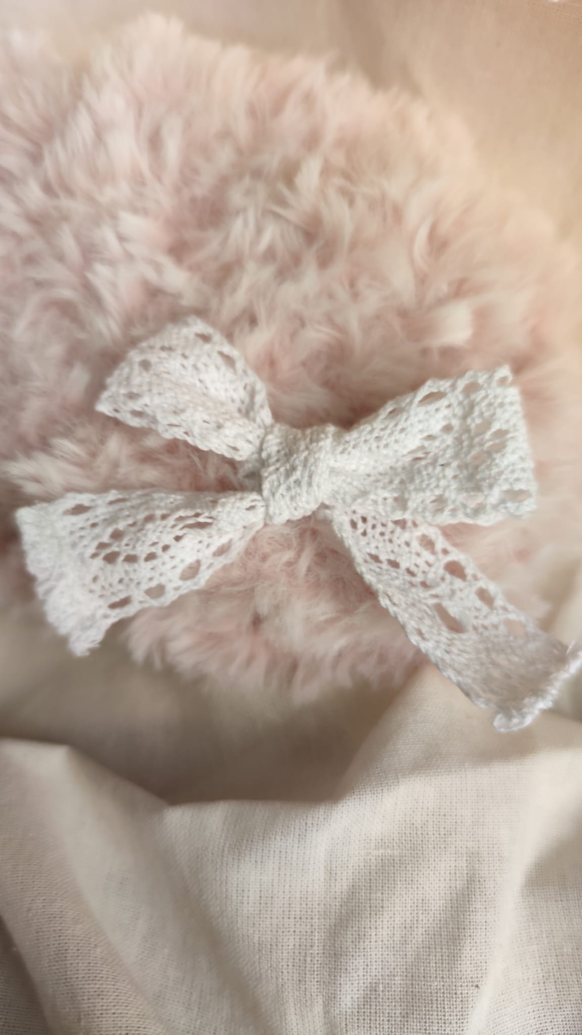 Heklana kapica za bebe od umjetnog krzna - Slika 2