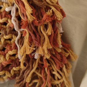 Makrame torba Mia inspirirana zalaskom sunca