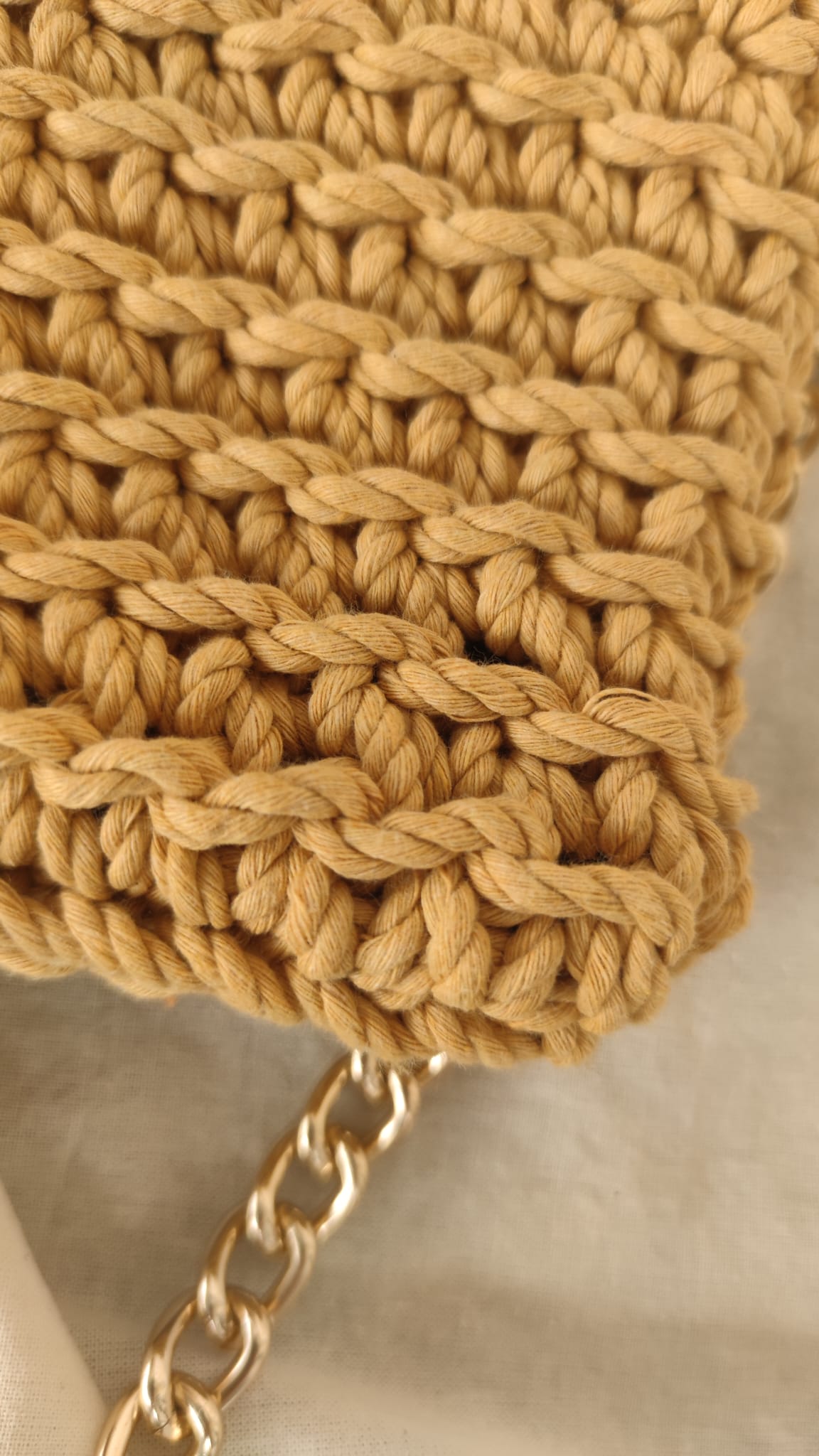 Maša Midi: heklana torba u žutoj boji - Slika 3