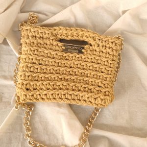 Maša Midi: heklana torba u žutoj boji
