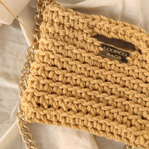 Maša Midi: heklana torba u žutoj boji