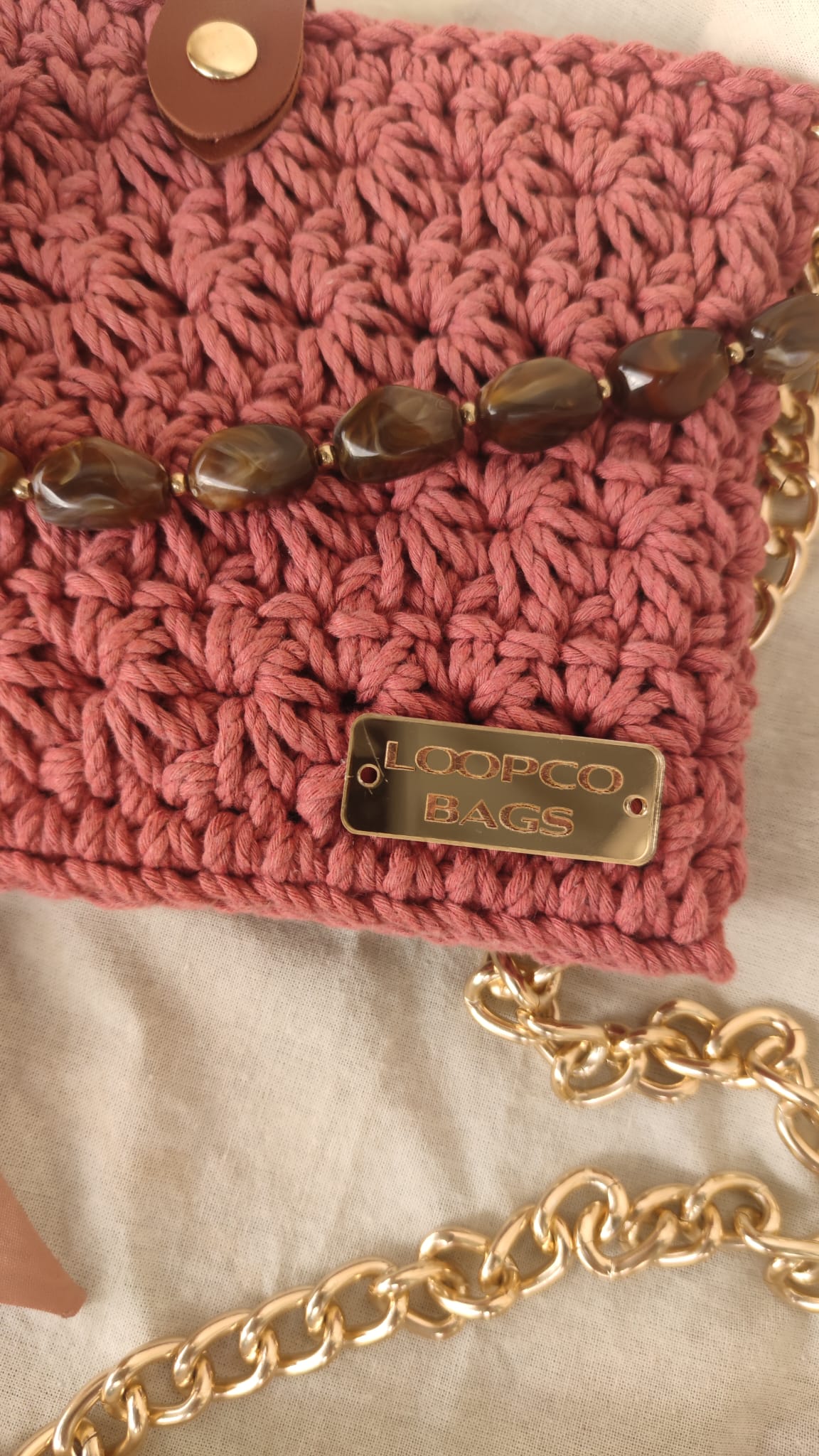 Heklana torbica u boji zalaska sunca - Slika 3