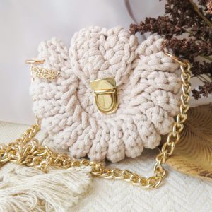 Heklana torba Linda Petite, natural - više boja