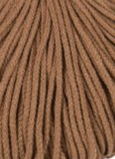 Bobbiny špaga za heklanje i pletenje: 3mm pletena braided - Caramel