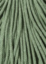 Bobbiny špaga za heklanje i pletenje: 3mm pletena braided - Eucalyptus Green