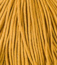 Bobbiny špaga za heklanje i pletenje: 5mm pletena braided - Mustard