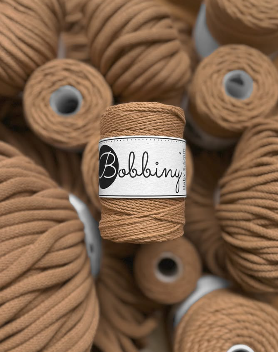 Bobbiny špaga za heklanje i pletenje: 1,5 mm 3ply macrame rope