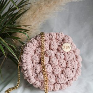 Heklana torba Višnja, blush - više boja