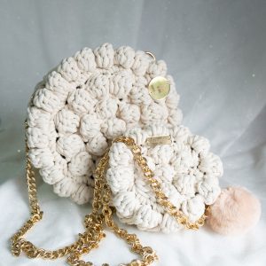 Heklana torba Višnja, natural - više boja