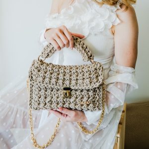Heklana torba Lota, sand - više boja - Blush